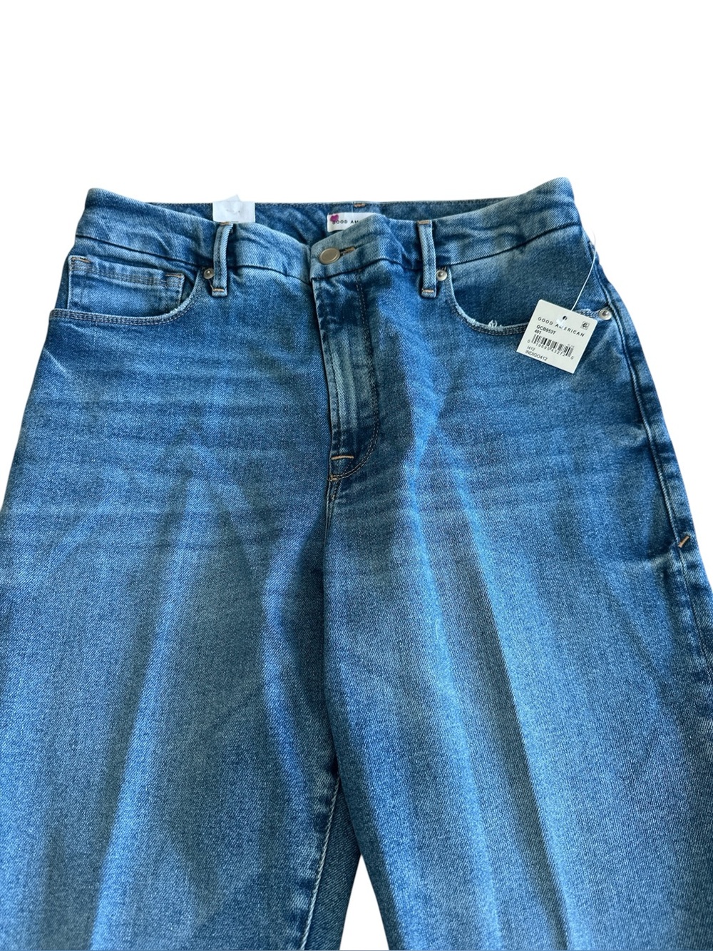 NWT Good American Good Classic Bootcut Jeans in Indigo - Picture 5 of 12
